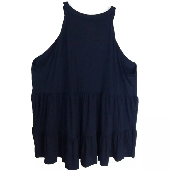 Torrid Super Soft Knits High Neck Babydoll Tank - Picture 2 of 4